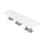 Skutchi Designs 45 in W, 166 in L, 29 in H, Engineered Wood Top, White HAR-AREC-46X168-DOU-XD09 - alternate 1